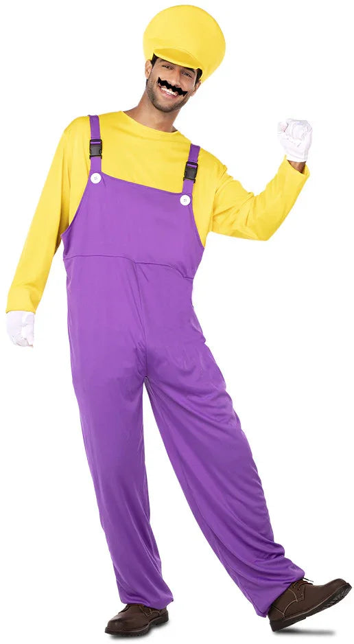 Disfraz de Wario para Hombre Super Mario Bros y Luigi EuroCarnavales