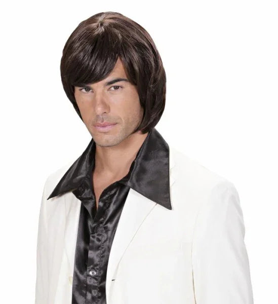 Peluca Castaña para Hombre de Media Melena Lujo Pelucas Widmann