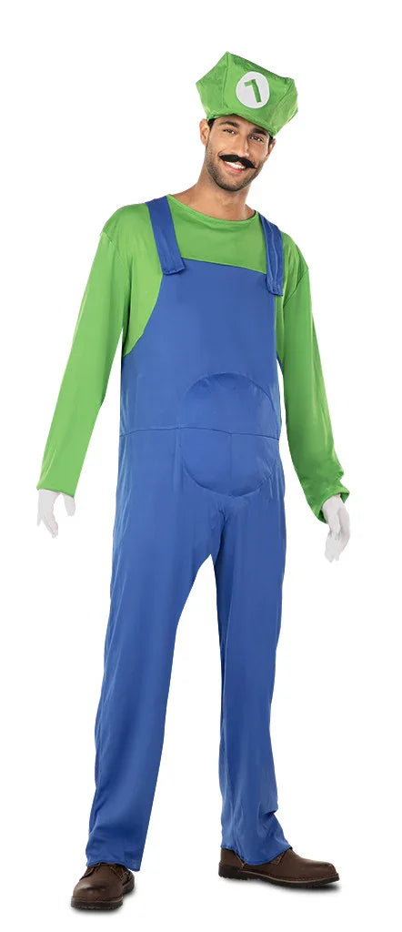Disfraz de Luigi para Adulto Cuentos y Dibujos Animados EuroCarnavales