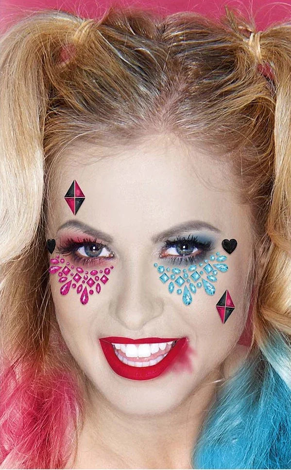 Gemas Faciales Adhesivas de Harley Villana Kits de Maquillaje Guirca