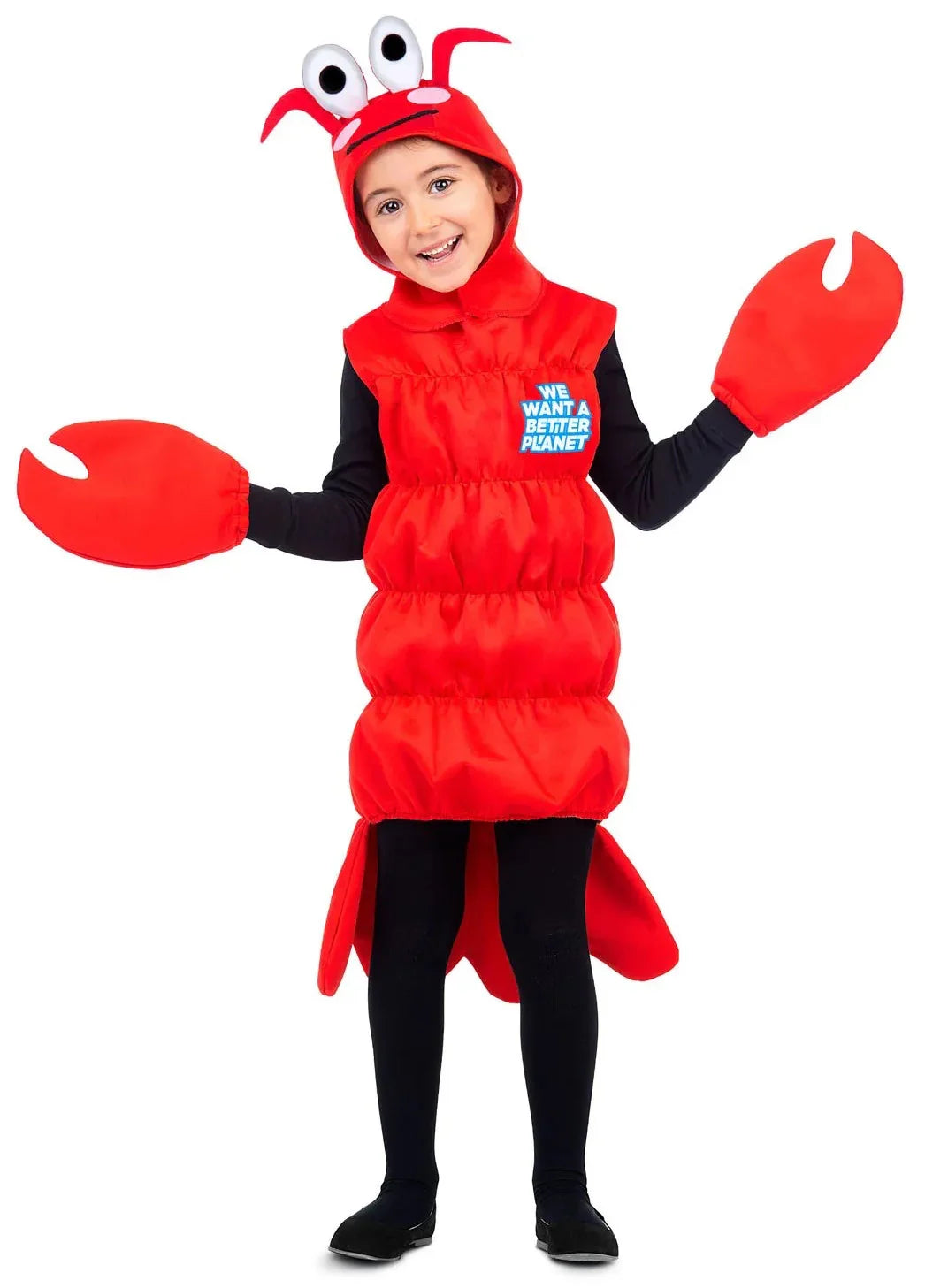 Disfraz de Langosta Roja Infantil Cangrejo, Langosta y Gamba Viving