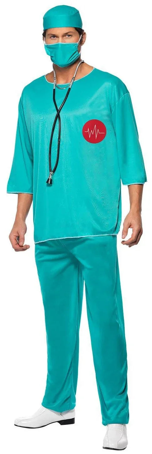 Disfraz de Médico Cirujano para Hombre Enfermeras y Médicos Smiffys