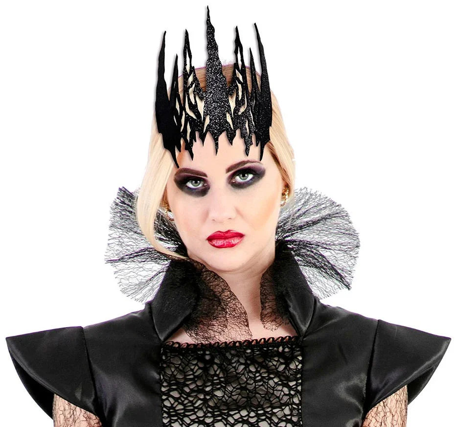 Corona Negra de Reina Malvada Coronas y Tiaras EuroCarnavales