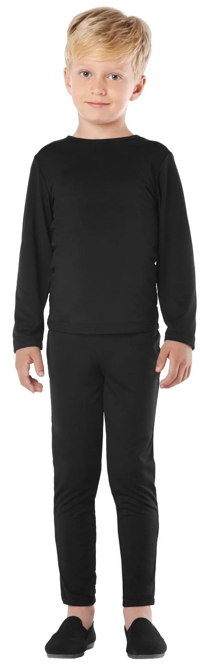 Malla Negra en Dos Piezas Infantil Mallas y Maillots Kimokawaii