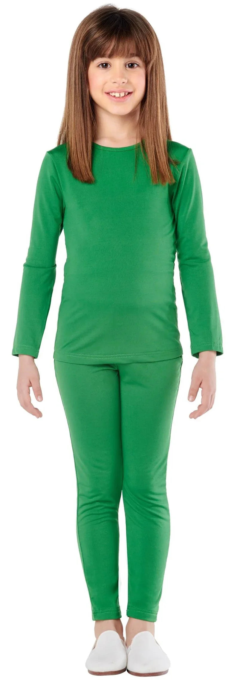 Malla Verde en Dos Piezas Infantil Mallas y Maillots Kimokawaii