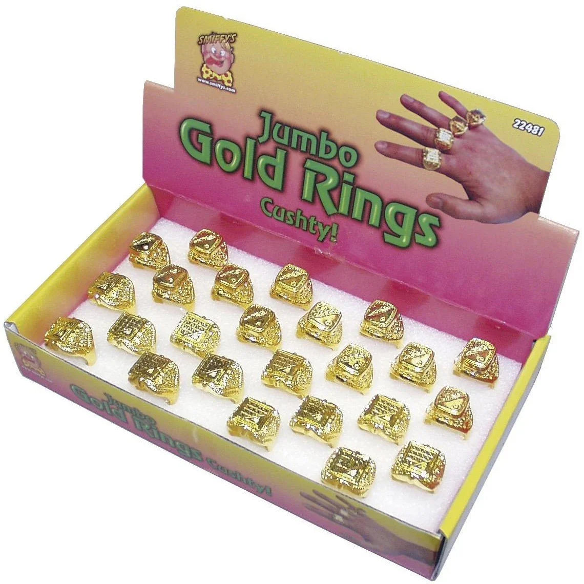 Anillos Dorados en Diferentes Diseños Anillos Smiffys