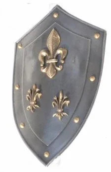 Escudo Flor de Lis Metálico Escudos Medieval Factory
