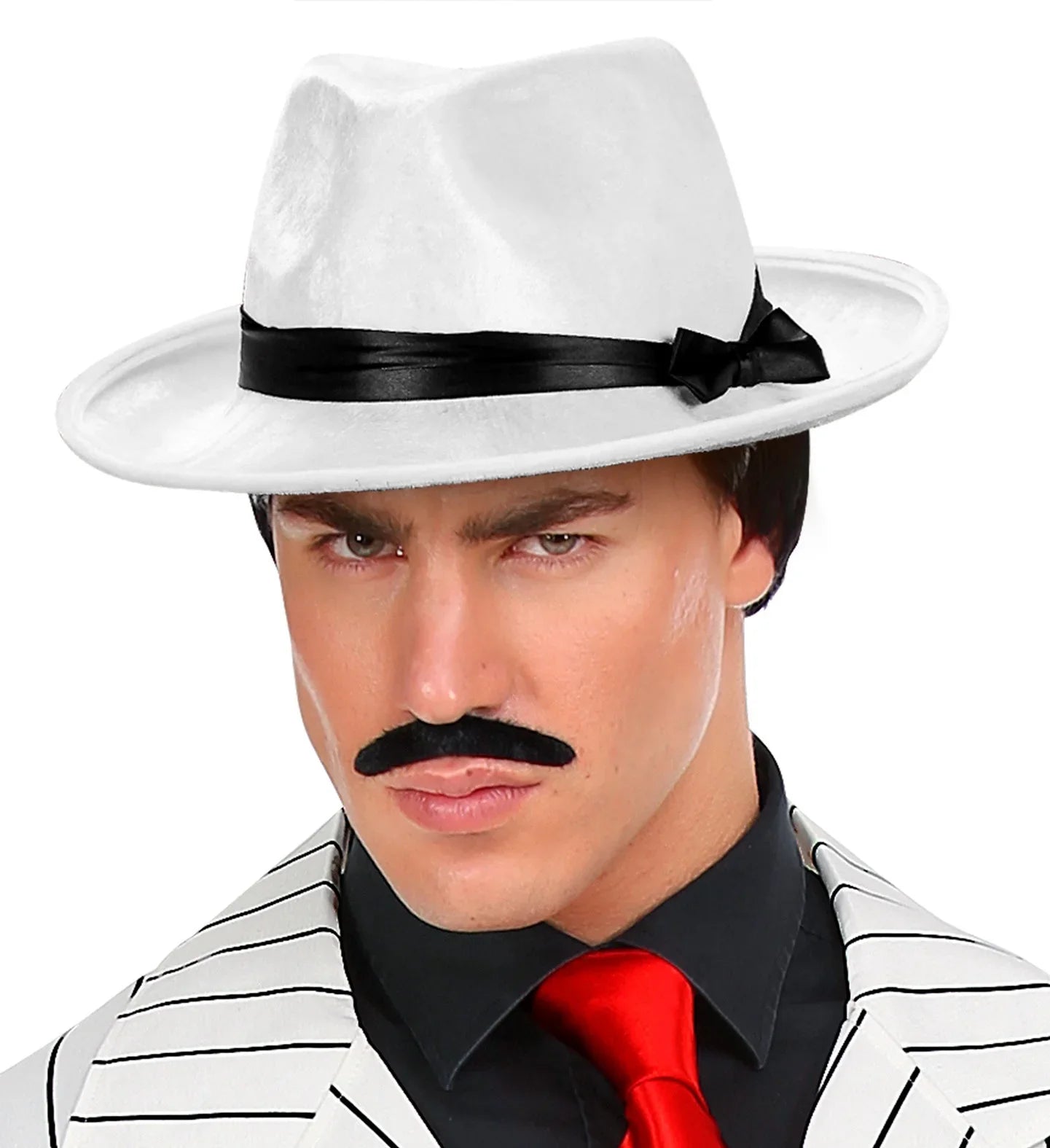 Sombrero de Gangster Blanco de Terciopelo Sombreros y Gorros Widmann