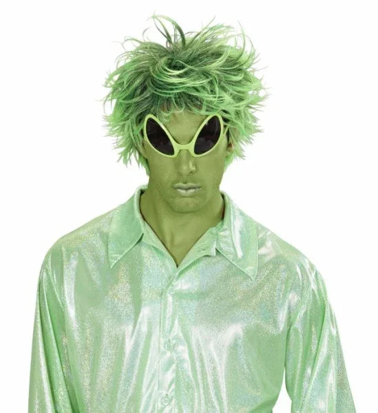 Gafas de Alien en verde COMPLEMENTOS Widmann