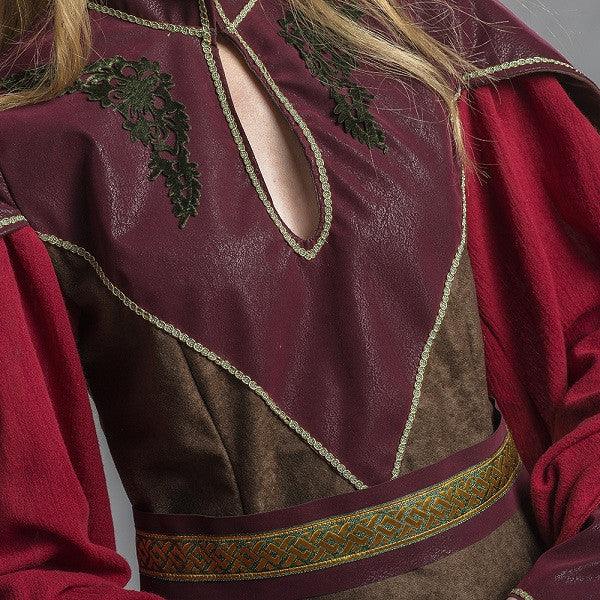 Disfraz de Druida Celta Premium para Mujer Hechiceras y Brujos Medievales Limit Sport