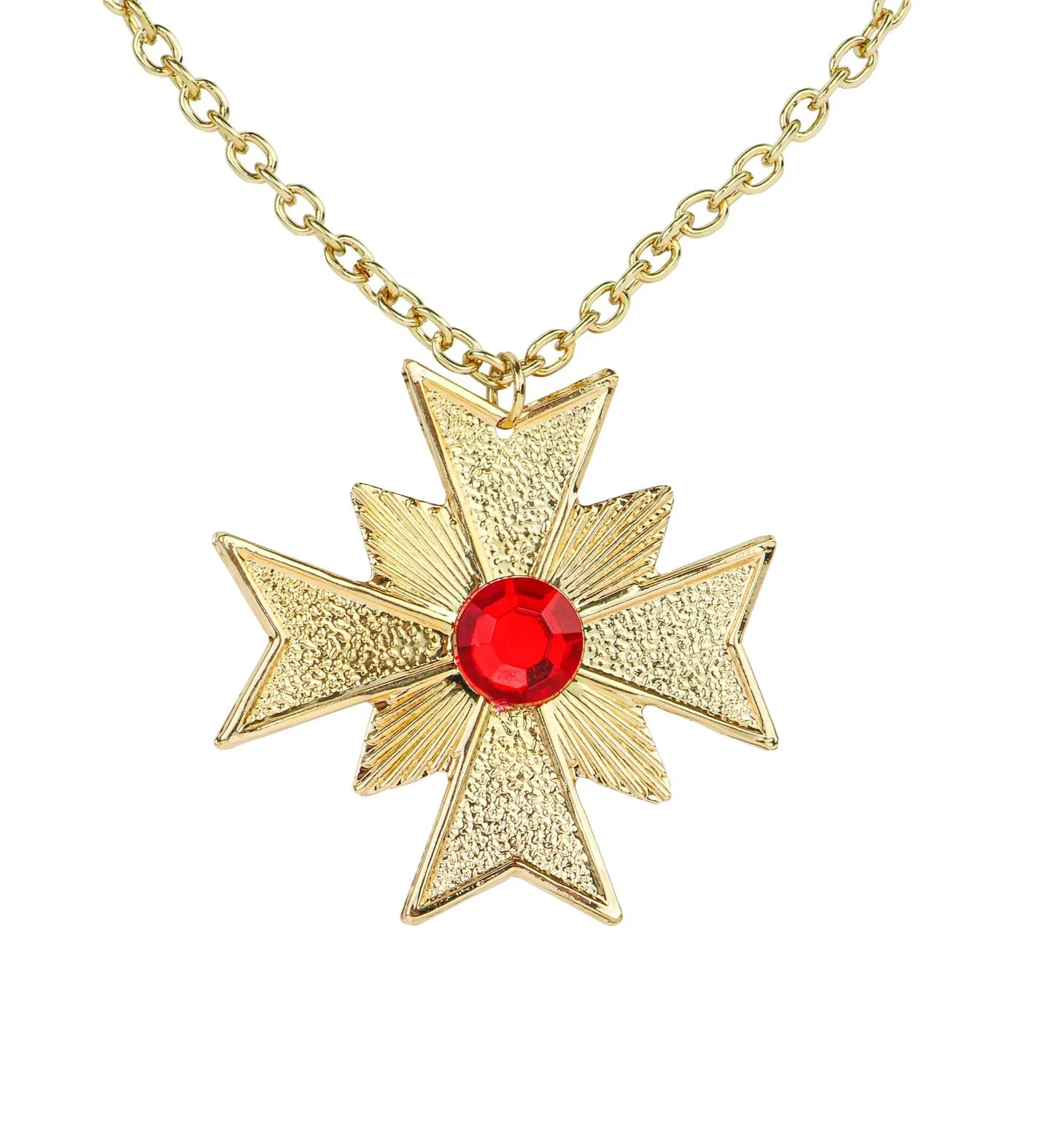 Colgante de Drácula en Forma de Cruz Dorada Joyas y Bisutería Widmann