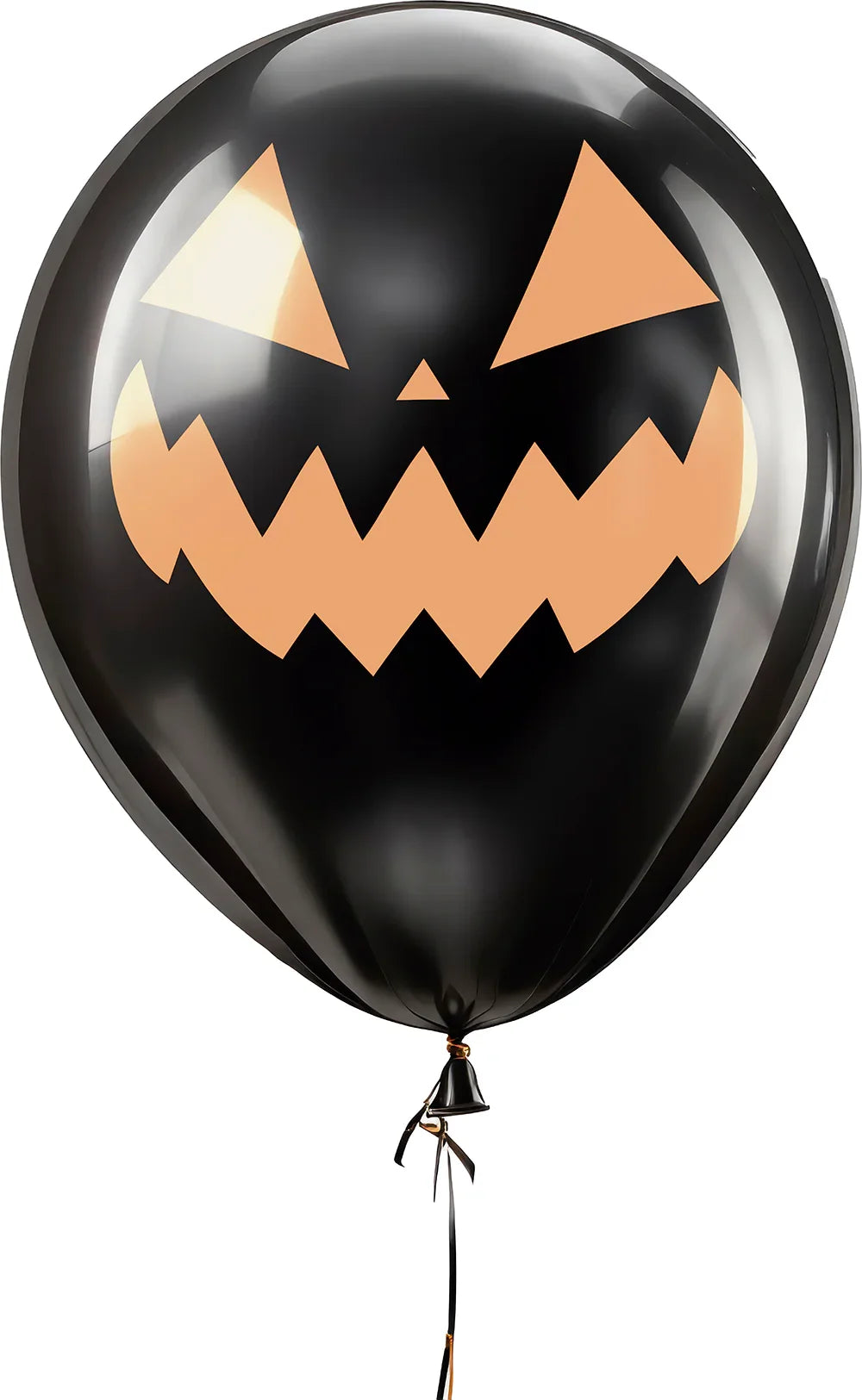 Pack de 10 Globos de Calabaza Negra para Decoración Globos de Halloween Guirca