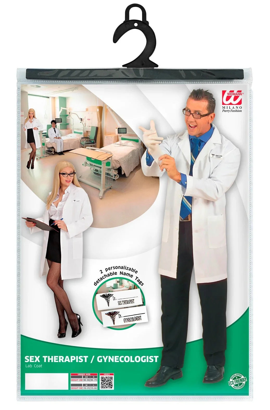 Bata Blanca de Ginocólogo o Sexóloga para Adulto Médicos y Doctoras Widmann