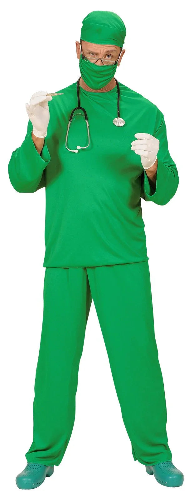 Disfraz de Cirujano Verde para Adulto Disfraces Baratos Widmann