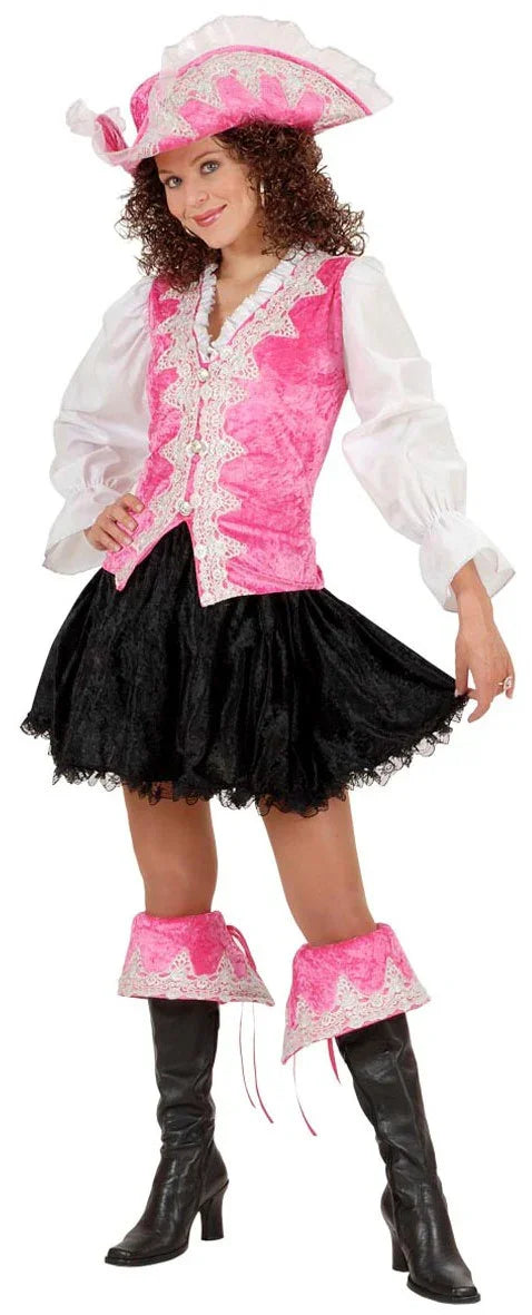 Disfraz de Pirata Rosa para Mujer Piratas Widmann