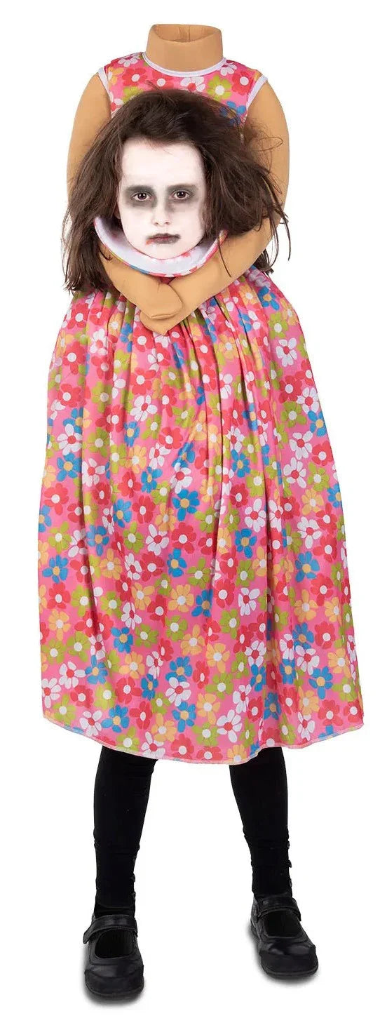 Disfraz de Niña Zombie sin Cabeza Infantil Zombies Viving