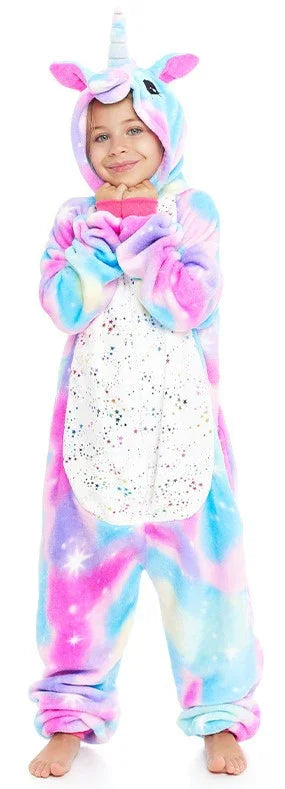 Disfraz de Unicornio Pijama de Peluche Infantil Unicornio Partilandia