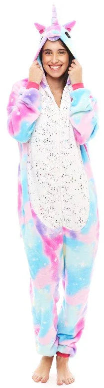 Disfraz de Unicornio Pijama de Peluche para Mujer Unicornio Partilandia