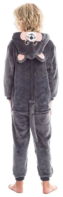 Disfraz de Ratón Gris de Peluche Infantil Ratón y Ratita Partilandia