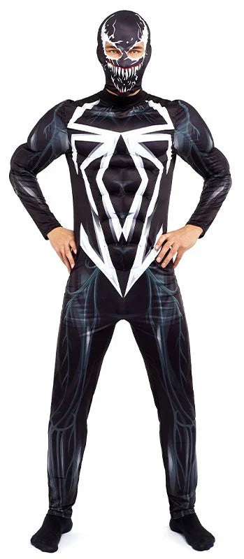 Disfraz de Venom Musculoso para Hombre Venom Partilandia