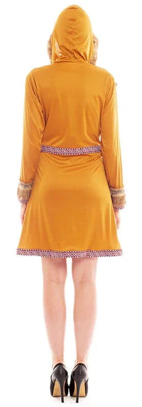 Disfraz de Esquimal del Polo Norte Marrón para Mujer Esquimales Partilandia