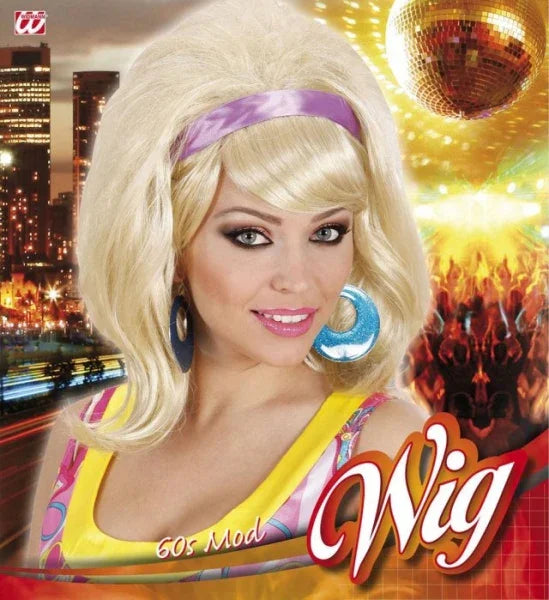 Peluca Rubia Años 60 COMPLEMENTOS Widmann