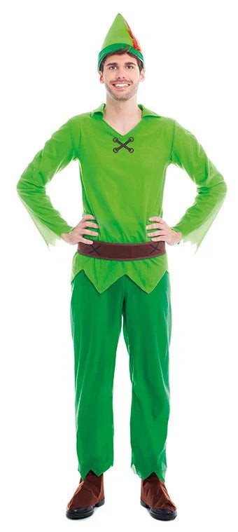 Disfraz de Peter Pan Nunca Jamás para Hombre Peter Pan Partilandia