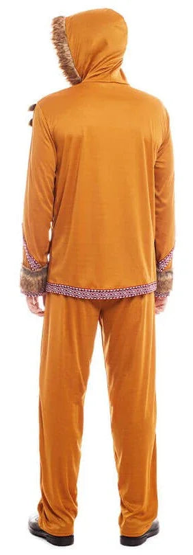 Disfraz de Esquimal del Polo Norte Marrón para Hombre Esquimales Partilandia