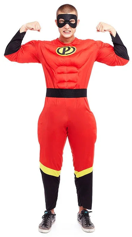 Disfraz de Superhéroe Increíble Musculoso para Hombre Los Increíbles Partilandia