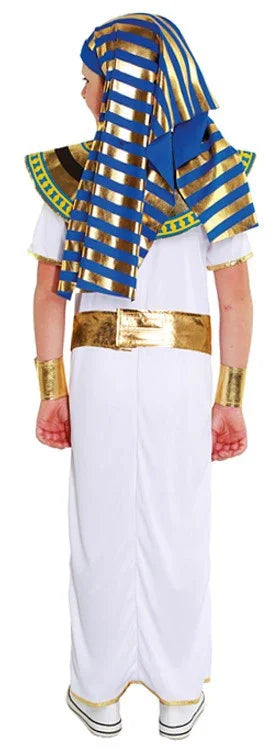 Disfraz de Faraón Egipcio Azul para Niño Egipcios Infantiles Partilandia