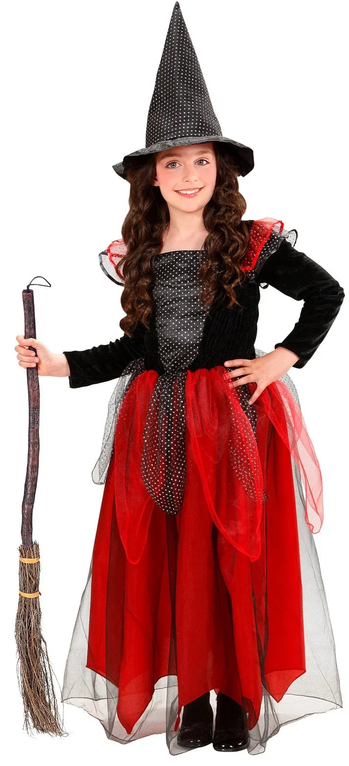Disfraz de Bruja Burdeos Largo Infantil Brujas Widmann