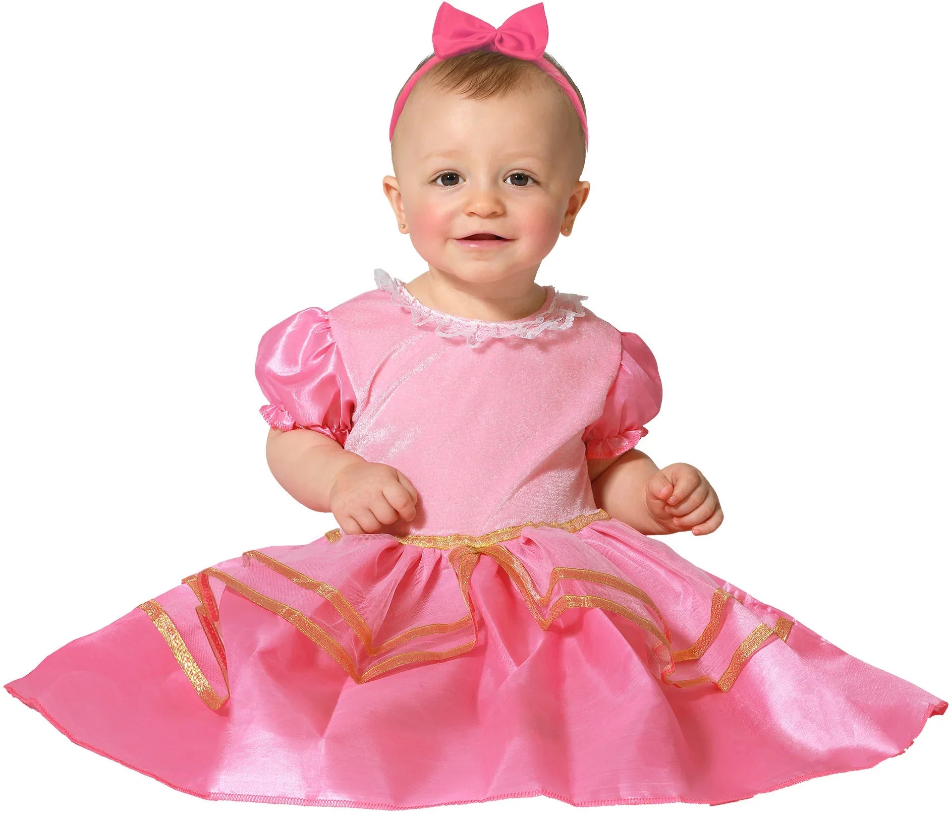 Disfraz de Princesa Rosa de Cuento para Bebé Princesas y Príncipes Infantiles Atosa