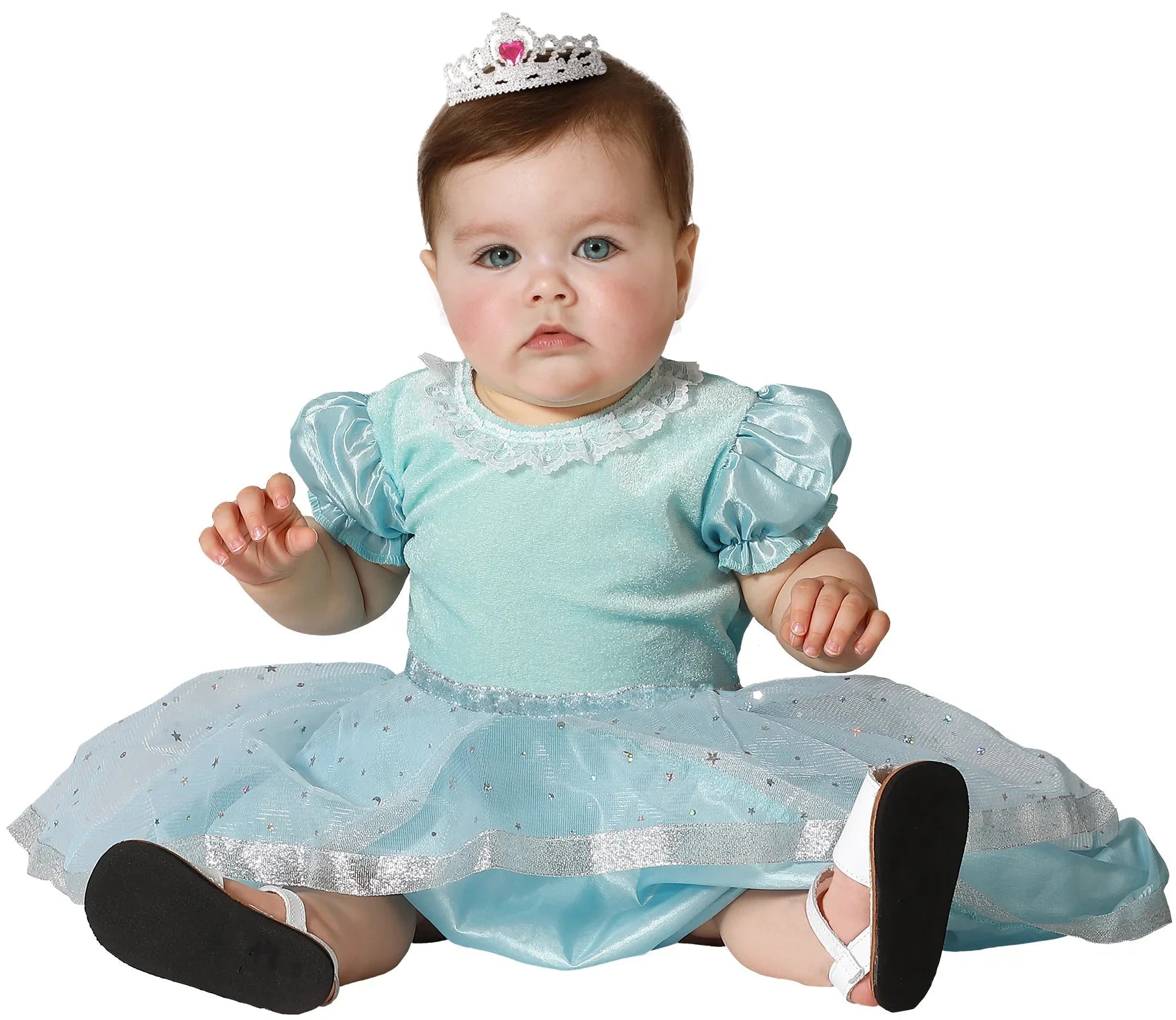 Disfraz de Princesa Azul de Cuento para Bebé Princesas y Príncipes Infantiles Atosa