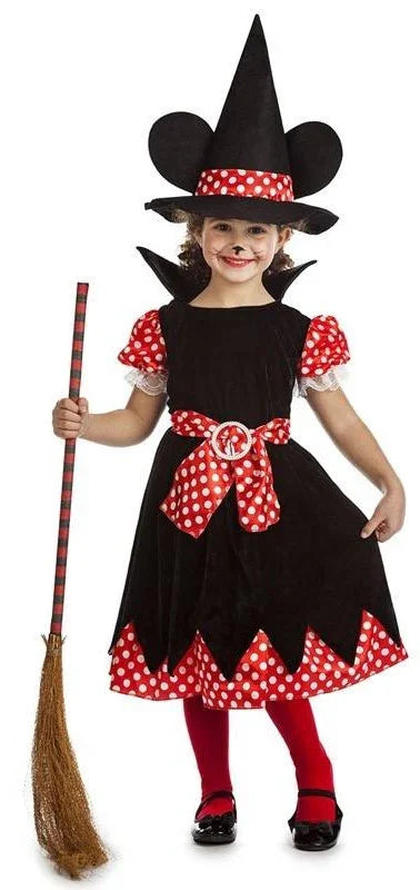 Disfraz de Bruja Minnie Mouse para Niña Mickey Mouse & Minnie Mouse Kimokawaii