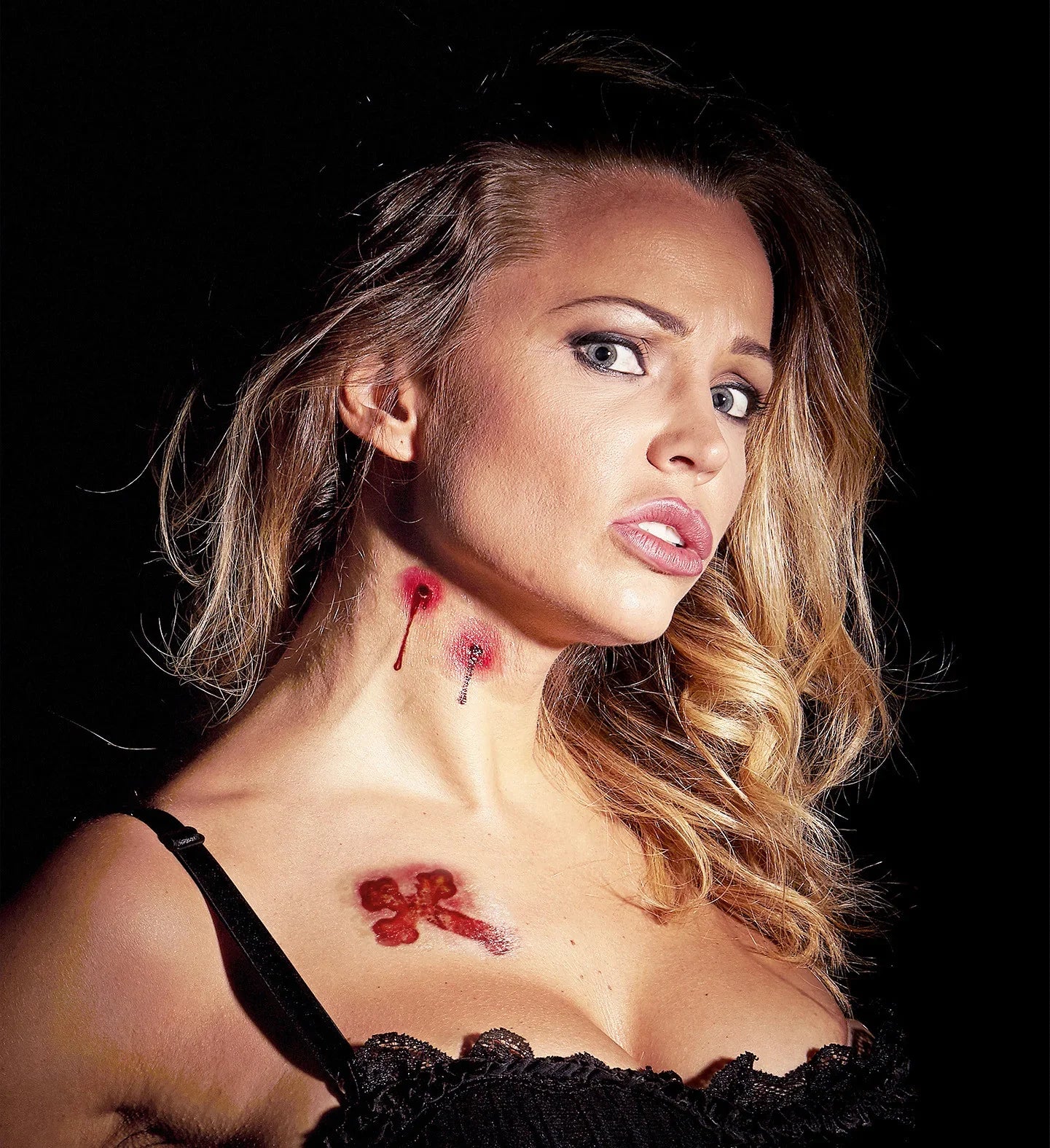 Kit de Tatuajes de Mordiscos de Vampiro Vampiros y vampiresas Widmann