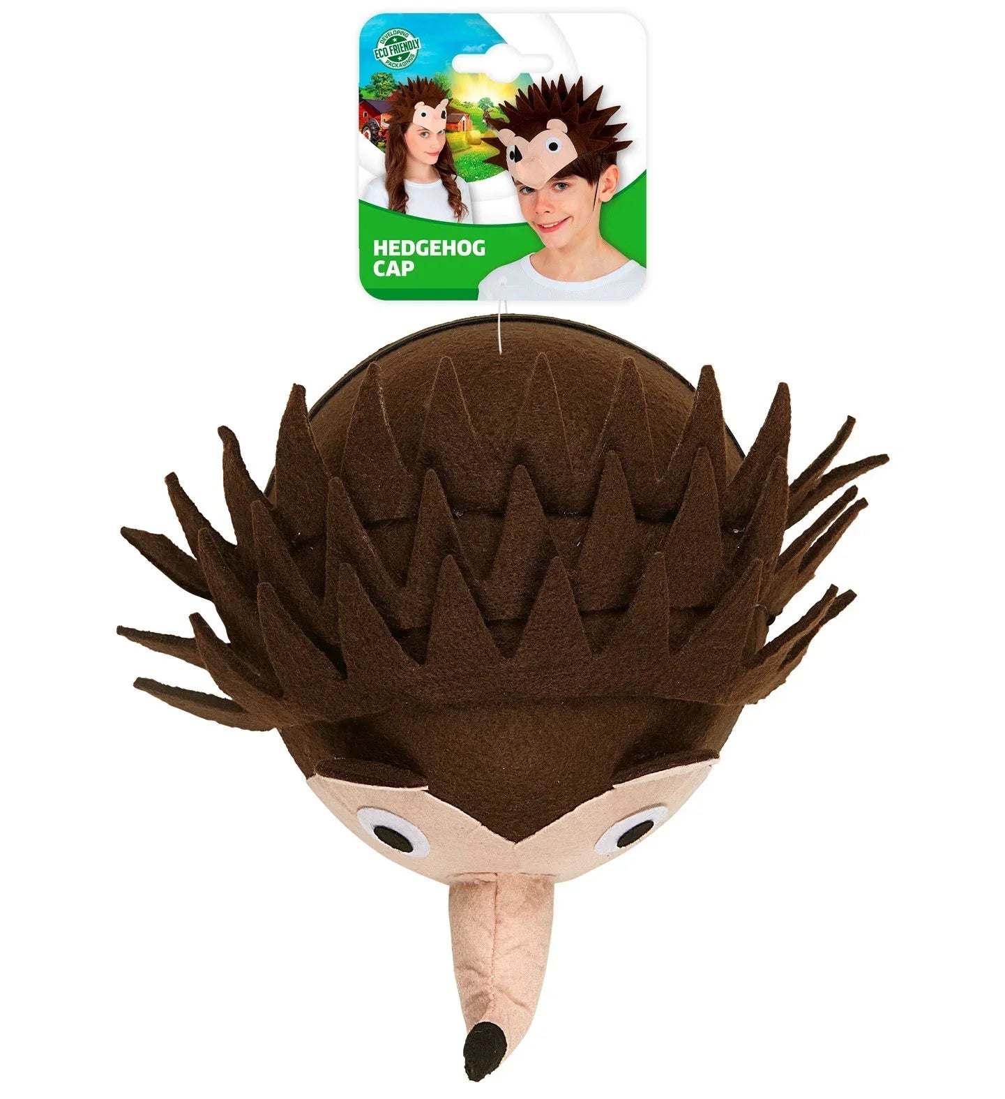 Gorro de Erizo de Fieltro Complementos de Animales Widmann