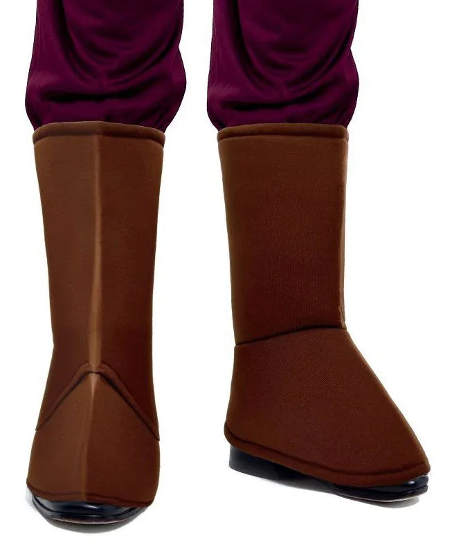 Cubrebotas Medievales Marrones Infantiles Cubrezapatos y Botas Partilandia