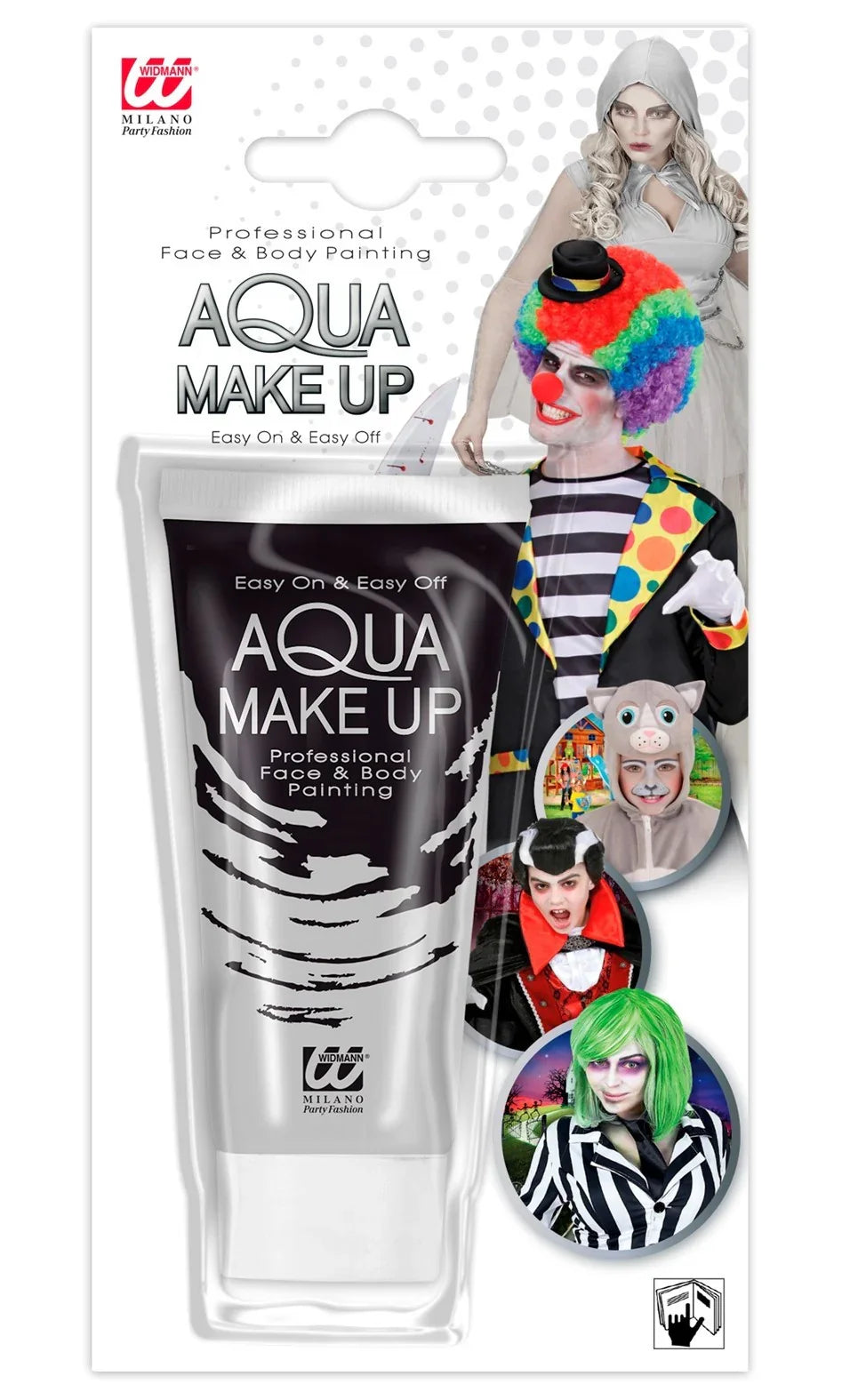 Maquillaje al Agua Gris en Tubo Maquillaje al Agua Widmann