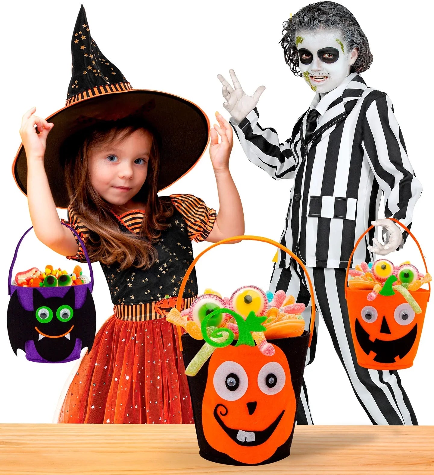 Cesta de Calabaza para Caramelos Calabaza Widmann