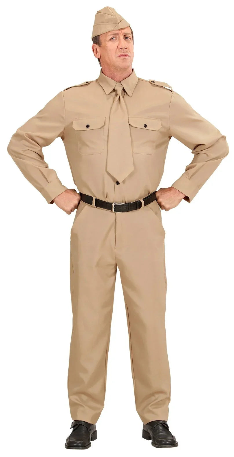 Disfraz de Soldado Americano II Guerra Mundial para Hombre Militares y Soldados Widmann