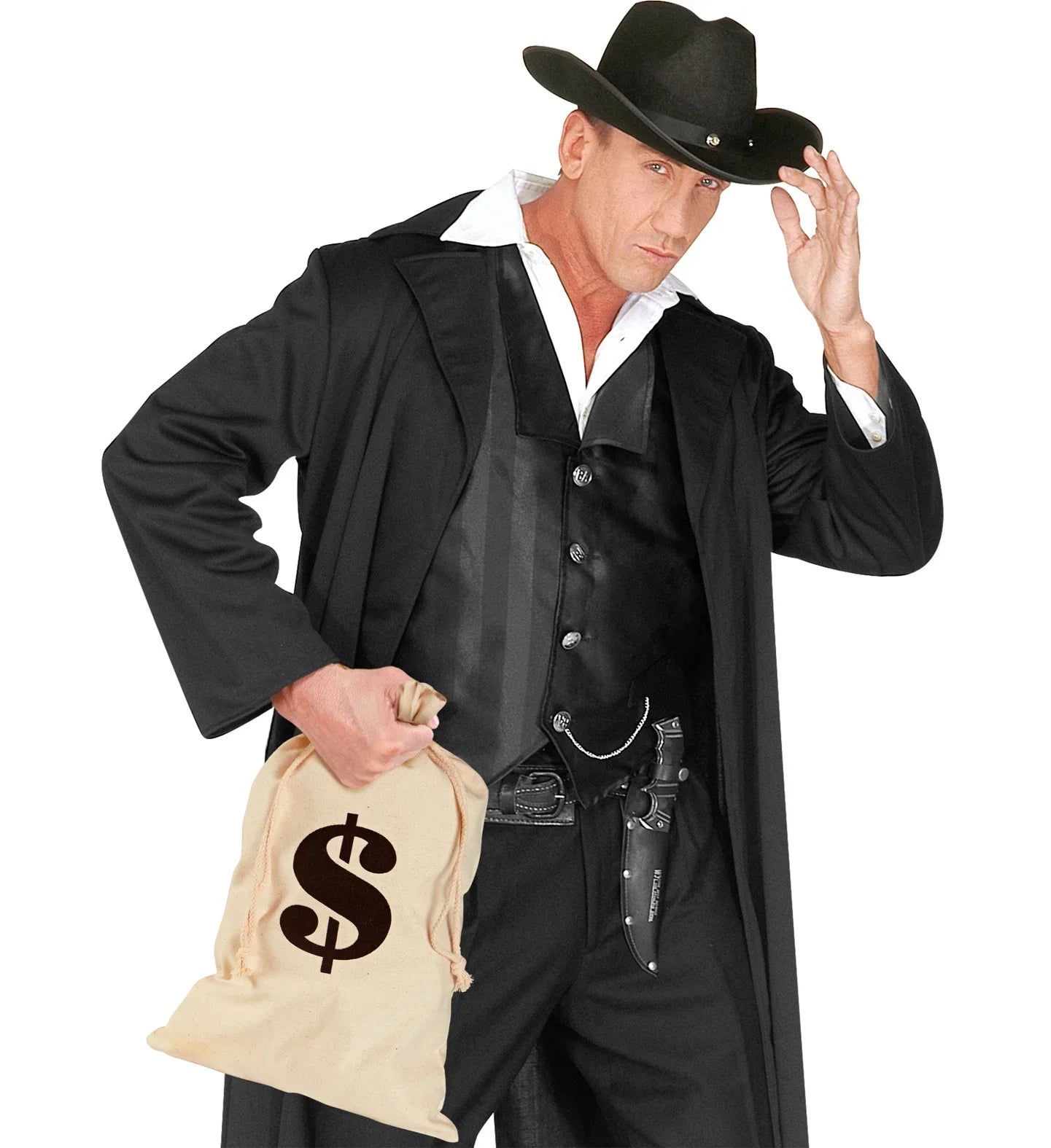 Bolsa de Dinero con el Símbolo del Dólar Complementos Vaqueros Widmann