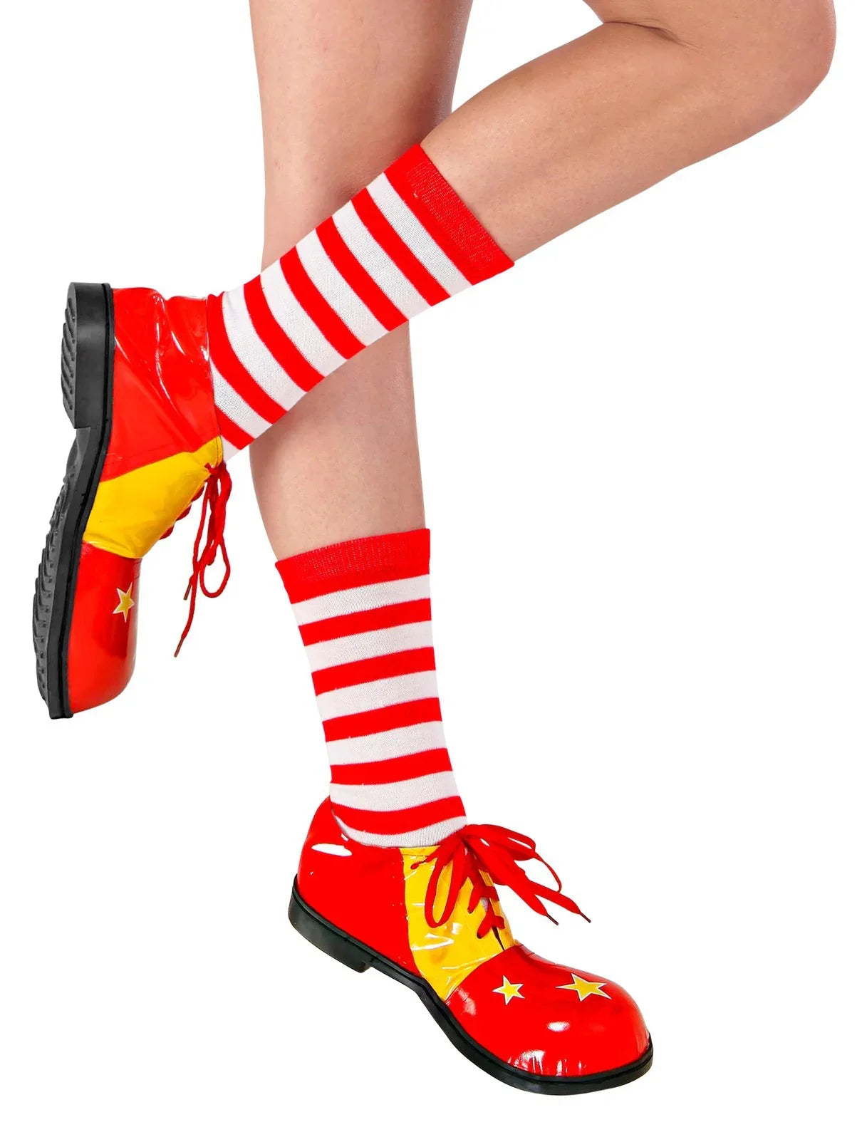 Calcetines Altos de Rayas Blancas y Rojas para Adulto Medias y Pantys Widmann