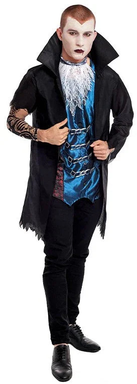 Disfraz de Vampiro con Tatuajes para Hombre Vampiros y vampiresas Partilandia