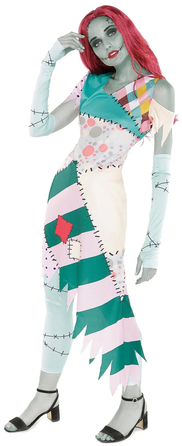 Disfraz de Sally Pesadilla antes de Navidad para Mujer Sally Partilandia