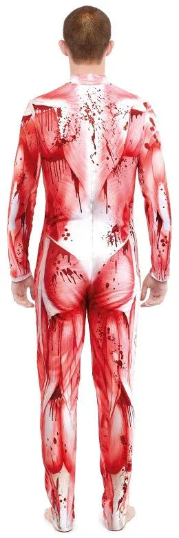 Disfraz de Cuerpo Humano sin Piel para Hombre Disfraces Halloween Partilandia