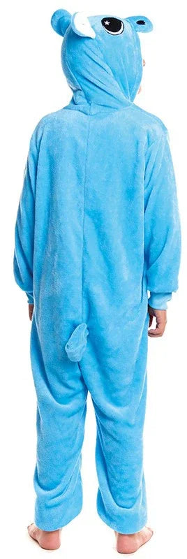 Disfraz de Hipopótamo Azul de Peluche para Adulto Hipopótamo Partilandia