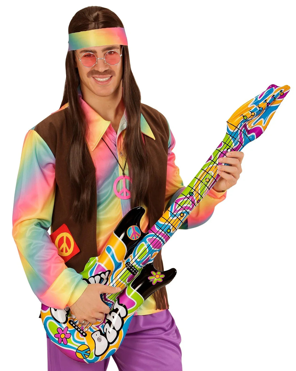 Guitarra Eléctrica Hinchable de Hippie Complementos Hippies Widmann