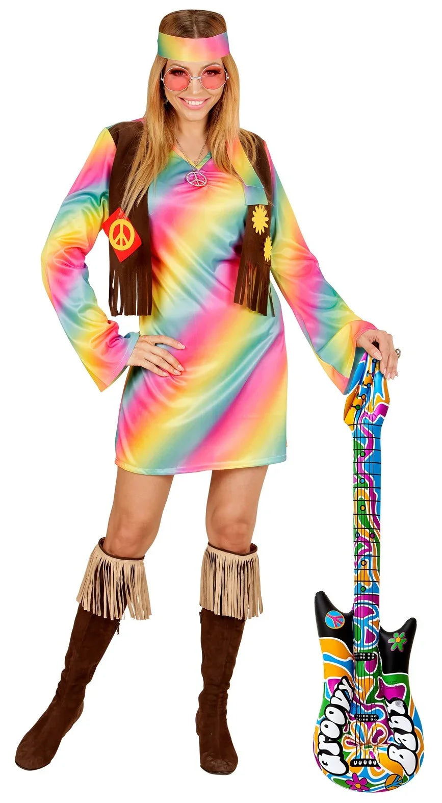 Guitarra Eléctrica Hinchable de Hippie Complementos Hippies Widmann