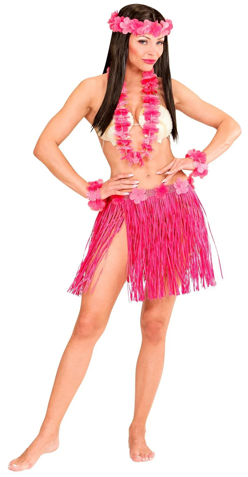 Kit Hawaiano Rosa Complementos Hawaianos Widmann