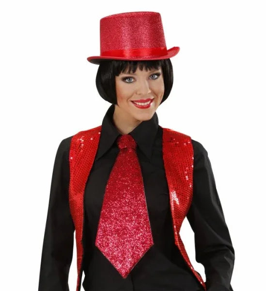 Corbata Roja de lame COMPLEMENTOS Widmann